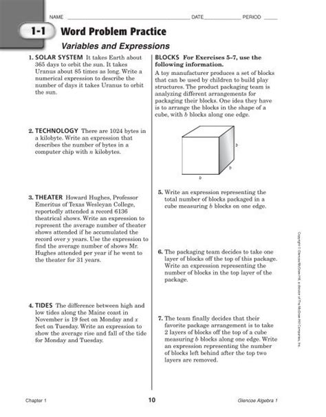 7 1 word problem pratice multiplying monomials PDF