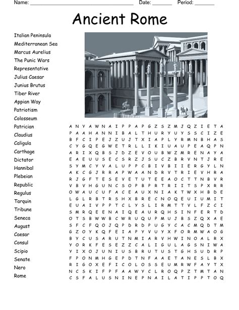 7 Ancient Rome Word Search Answers Doc