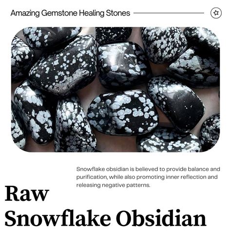 7 Astonishing Facts About Snowflake Obsidian Stone Meaning