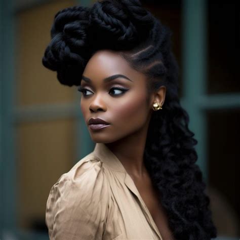 7 Enchanting Black Hairdos for Long Hair That Will Turn Heads