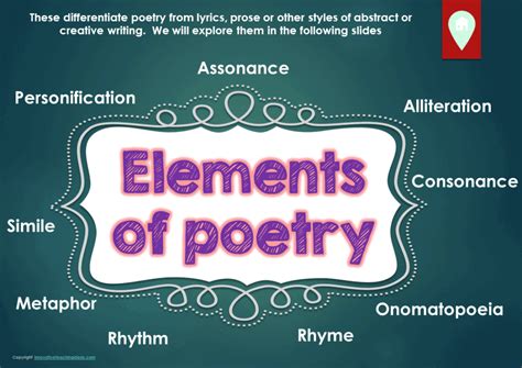 7 Essential Elements of Poetry