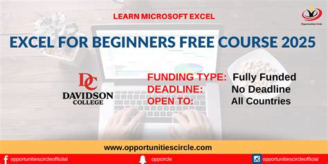 7 Free Online Excel Courses with Certificates for 2025