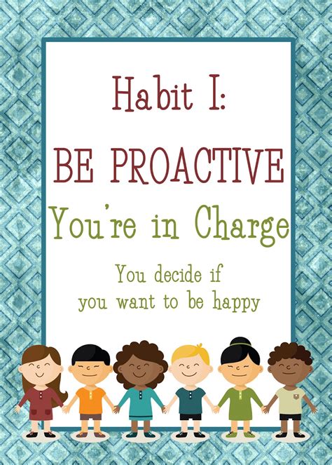 7 Habits Of Happy Kids Habit 1 Be Proactive Ebook Doc