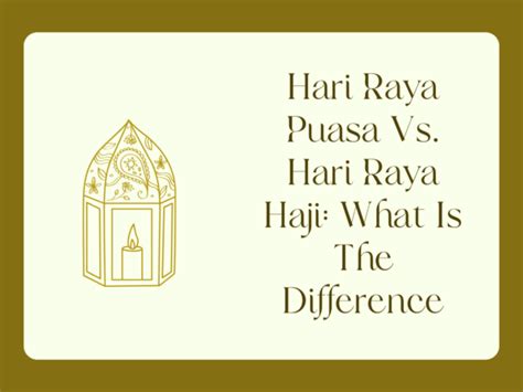 7 Key Differences Between Hari Raya Puasa and Haji: 2025 Edition