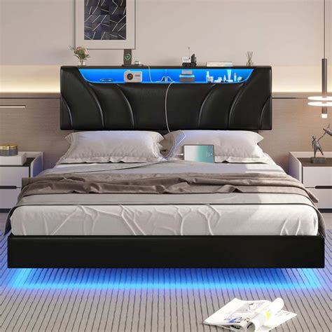 7 Miraculous Floating Beds with LED Lights to Elevate Your Sleep Experience