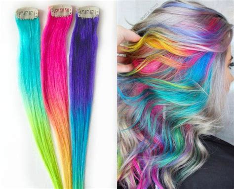 7 Rainbow Hair Extensions That Will Transform Your Look