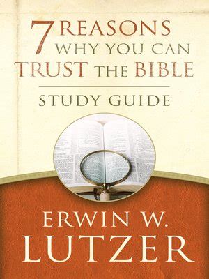 7 Reasons Why You Can Trust the Bible Study Guide Epub