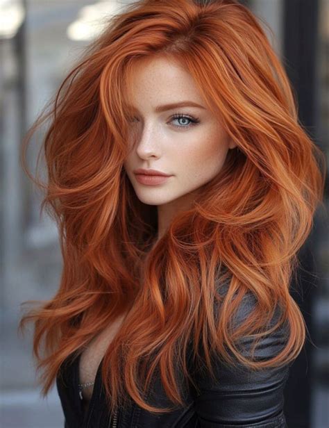 7 Sensational Coppery Hues for Olive Skin with Red Hair