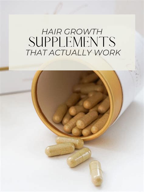 7 Supplements for Hair Growth That Actually Work