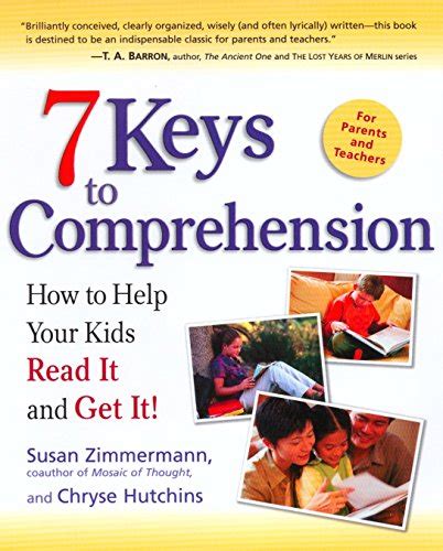 7 keys to comprehension how to help your kids read it and get it Epub
