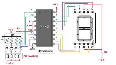 7 segment display circuit using 7447 ic Kindle Editon