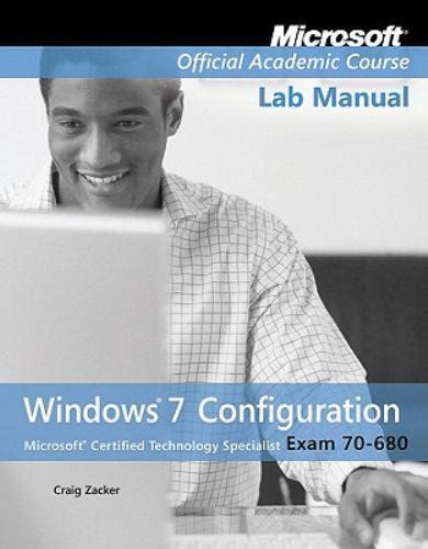 70 680 windows 7 configuration lab manual Reader