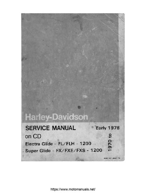 70-78 Harley Davidson FL/FLH/FX/FXE/FXS-1200 Repair manual PDF Reader