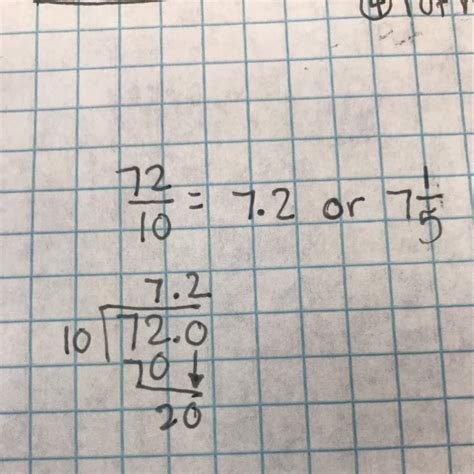 72 Divided by 10: A Comprehensive Examination
