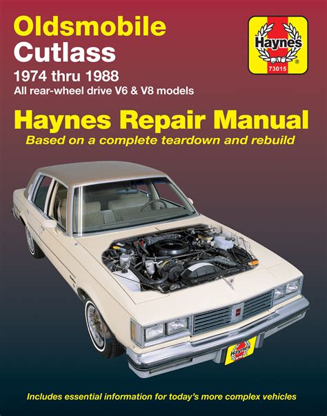 72 cutlass repair manual Kindle Editon
