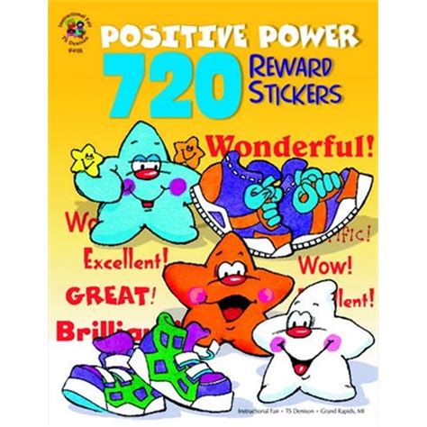 720 Positive Power Reward Stickers Reader