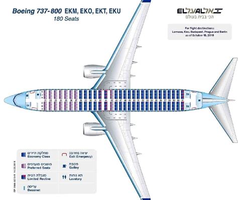 737 Aircraft Seating Chart