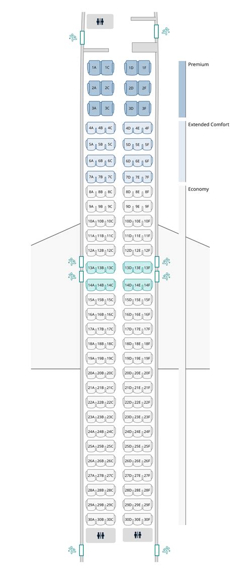 737 Max8 Seating Chart