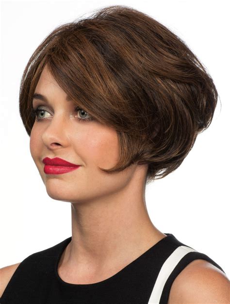 740 New $trends Fantastic Brown Wavy Short Mono filament Fabulous Wigs