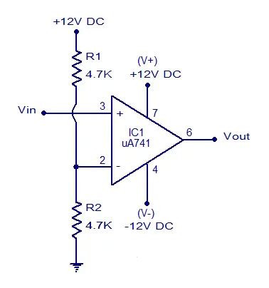741 op amp comparator circuit pdf Doc