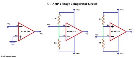 741 op amp comparator circuit pdf Doc