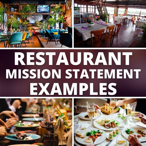 75 Stunning Restaurant Vision Statement Examples to Inspire Your Business