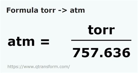 755 torr to atm