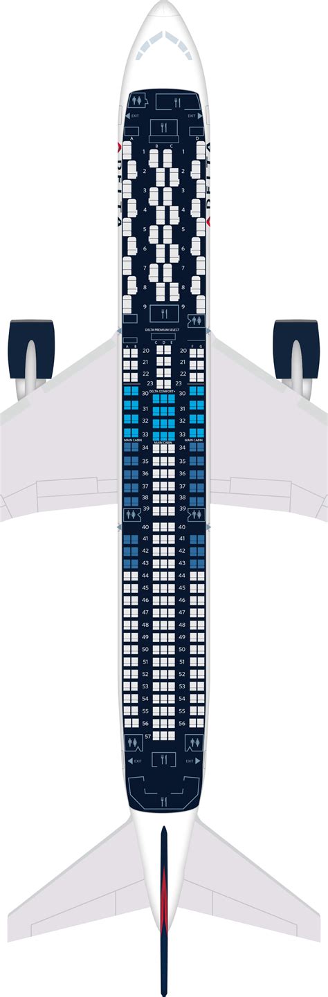 767 400 Delta Seating Chart