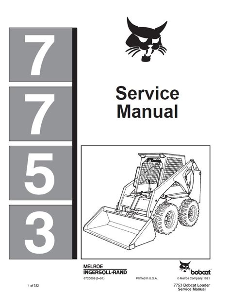 7753 bobcat service manual Reader