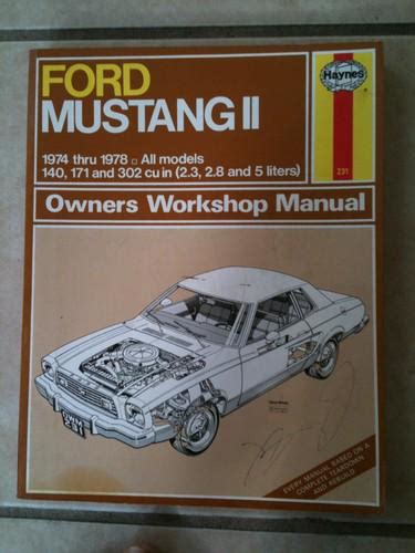 78 ford mustang 2 shop repair manualfind Epub