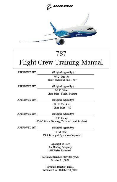 787 flight crew operations manual Reader