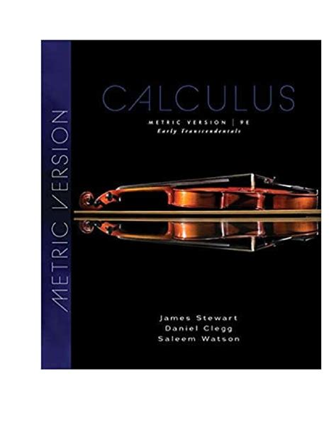 7TH EDITION CALCULUS EARLY TRABSCEDENTALS METRIC VERSION Ebook Epub