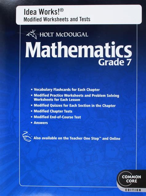 7th Grade Holt Mcdougal Math Answers Kindle Editon