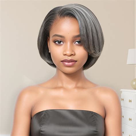 8" Real Human Hair Wigs: Straight Short Bobs for 2025