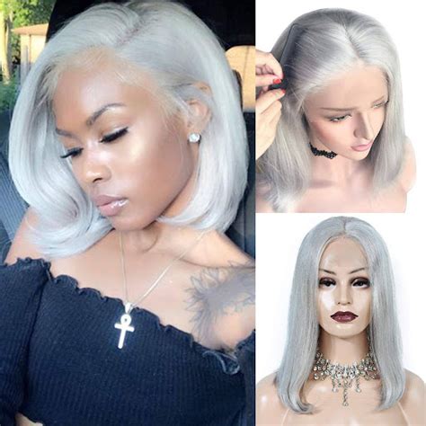 8" Silver Grey Human Hair Wigs: Redefine Your Style in 2025