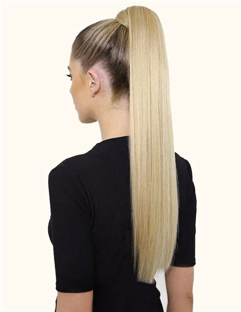 8" Straight AQS Wrap Around Ponytail: Enhance Your Locks With Length & Volume