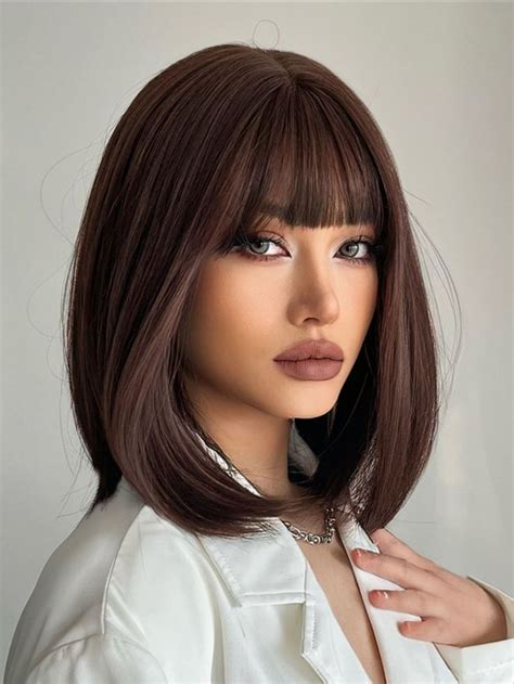 8" Straight Brown with Bangs Short Wigs: The Ultimate Guide to a Chic and Effortless Look in 2025