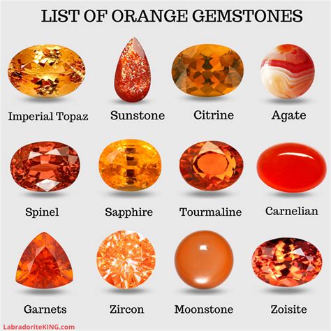 8 Orange Gemstones Reign Supreme: Discover Their Allure