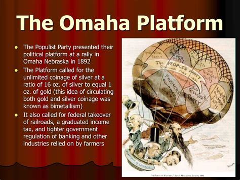 8 States That Adopted the Rules of the Omaha Platform