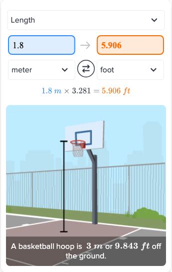 8.1 meters in feet