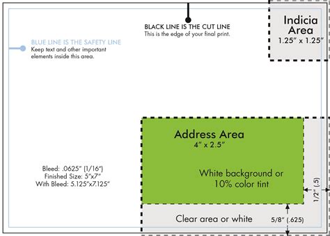 8.5x5.5 Postcard Template