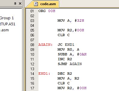 8051 asm code library Reader