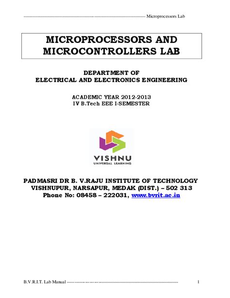 8086 microprocessor lab manual Reader