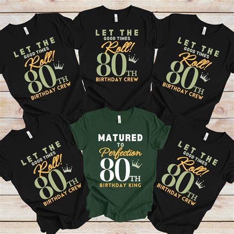 80th Birthday Shirt: Celebrating the Milestone with Style and Meaning