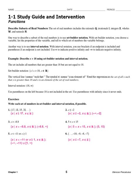 81 study guide and intervention answer key Kindle Editon