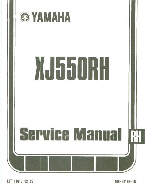 82 maxim xj550 service manual Ebook PDF