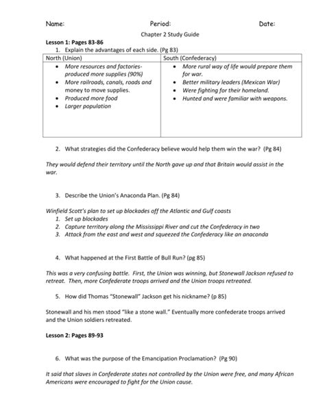 83 Study Guide Answers PDF