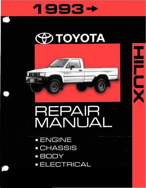 85 hilux 4x4 repair manual PDF