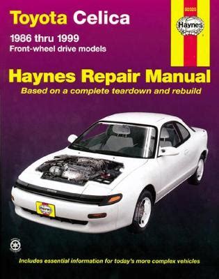 86 toyota celica repair manual Doc