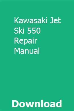89 kawasaki js 550 repair manual PDF